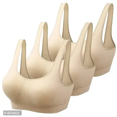 Classic Microfiber Solid Non Padded Bras, Pack of 3-thumb0
