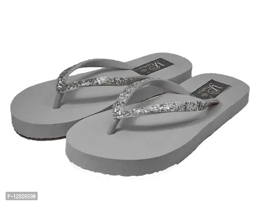 Stylish Grey coloured slipper Flip-Flops