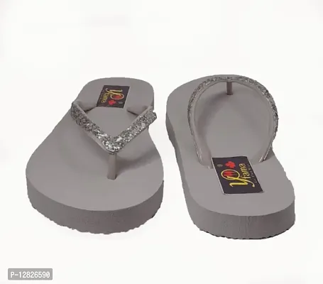 Stylish Grey coloured slipper Flip-Flops-thumb4