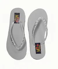 Stylish Grey coloured slipper Flip-Flops-thumb2