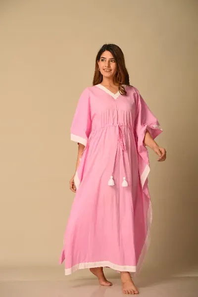 Comfortable Cotton  Kaftan Nighty Dress for Women
