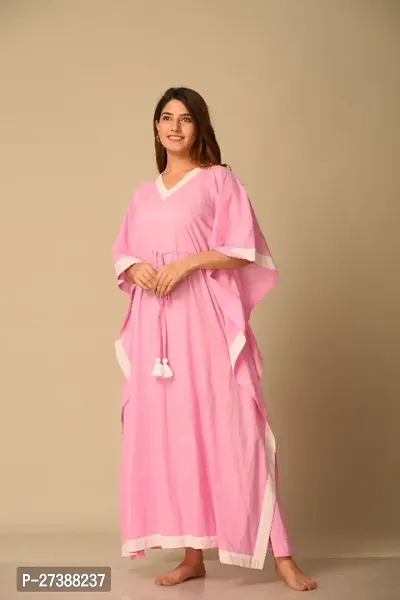 Comfortable Cotton  Kaftan Nighty Dress for Women-thumb2