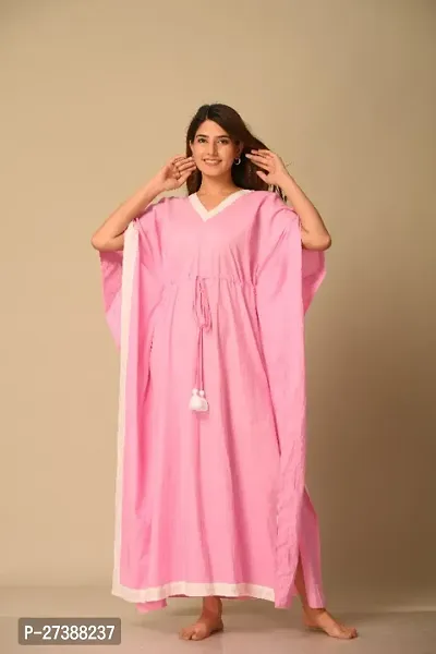 Comfortable Cotton  Kaftan Nighty Dress for Women-thumb3