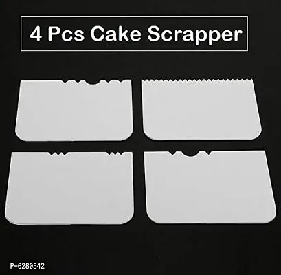 FreshDcart Cake scrapper 4Pcs Pack Of 1-thumb3