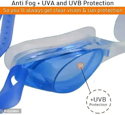 FreshDcart  Anti Fog Swimming Pool Goggles with Anti Fog, Leak Proof and UV Protecti Pack Of 1-thumb5