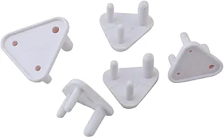 FreshDcart FDCSC00 Electrical Socket Cover Guards For Baby, Pets, Child (Pack of 5, White)-thumb1