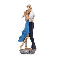 Shrishti Creation Valentine Romantic Love Couple Statue for Home Decorative Showpieces | Room Office Table Racks & Shelves Decorations Items|Gifts for Husband|Girlfriend|Boyfriend|Wife,Multicolor-thumb3
