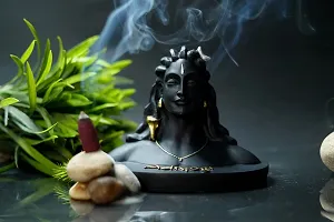 Jiyansh Creation Adiyogi Statue for Car Dashboard | Car Dashboard God Idol | Shiva Idol Statue for Home and Office, Size ? 13cm ? Black Color-thumb4