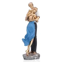 Shrishti Creation Valentine Romantic Love Couple Statue for Home Decorative Showpieces | Room Office Table Racks & Shelves Decorations Items|Gifts for Husband|Girlfriend|Boyfriend|Wife,Multicolor-thumb2