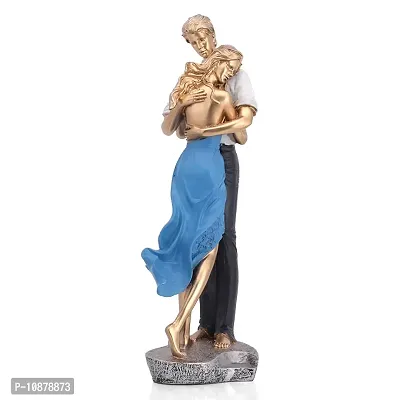 Shrishti Creation Valentine Romantic Love Couple Statue for Home Decorative Showpieces | Room Office Table Racks & Shelves Decorations Items|Gifts for Husband|Girlfriend|Boyfriend|Wife,Multicolor-thumb3