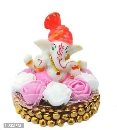 Cute Small Ganesha Sit In Bangel Handicraft Home Decorative showpiece