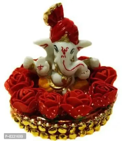 Cute Small Ganesha Sit In Bangel Handicraft Home Decorative showpiece