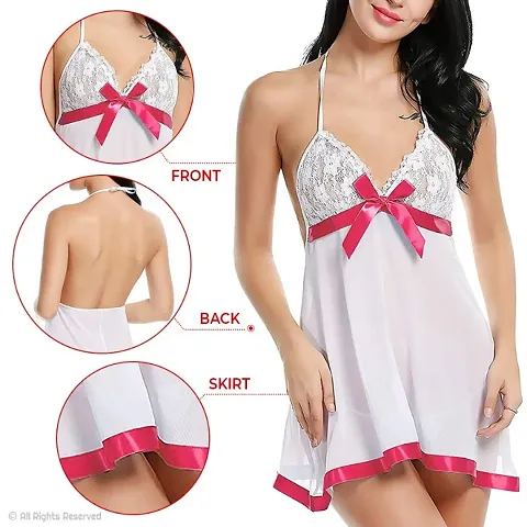 Nightwear Baby Doll Dresses With Panty