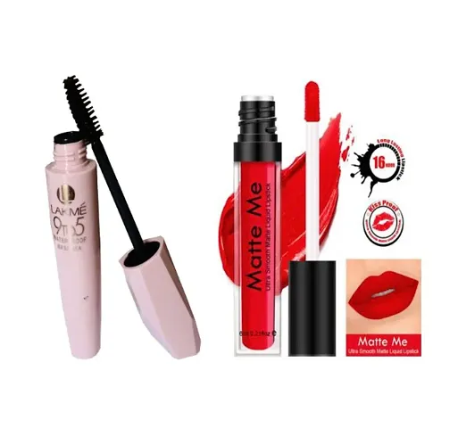 Long Lasting Matte Lipstick With Makeup Essential Combo