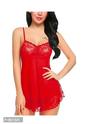 Trendy Womens  Girls Stylish Hot night sexy babydoll Night dress Free Size(28 to 36)Inch