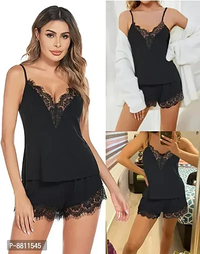 Trendy Womens  Girls Stylish Hot night sexy babydoll Night dress | Women Night Suit|  Sexy dress Sleepwear Girls Top  Shorts Nighty Free Size(28 to 36)Inch