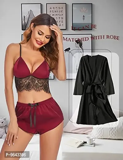 Buy Hot Babydoll Night Dress Lingerie with Panty Women Sexy Dress, First  night sexy dress, Women Innerwear
