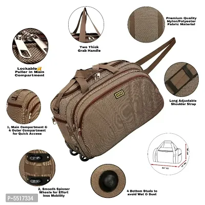 Unisex Expandable Travel Duffel Bag (54 Cm) Flat Folding Luggage Bag-thumb0