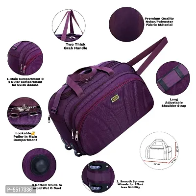 Unisex Expandable Travel Duffel Bag (54 Cm) Flat Folding Luggage Bag