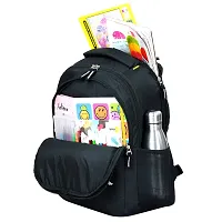 Kids School Bag  Backpack Durable Stylish and Functional For Boys  Girls 22 L Backpack (Black)-thumb3