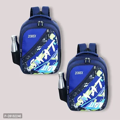 Pack of 2 Combo School Bag for Kids Boys Girls Travelling Picnic Gift Purpose Multicolor Kids Bags School Bag Bags Kids School Bags For 2-7 Years