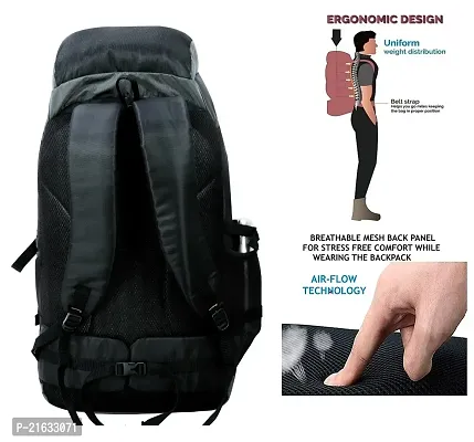 UNISEX Water Proof Mountain Rucksack/Hiking/Trekking/Camping Bag/Backpack for Adventure Camping Rucksack - 70 L-thumb2