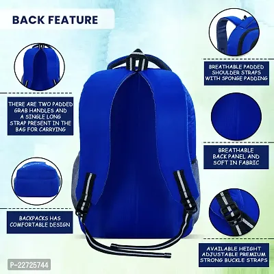 Large 32 L Laptop Backpack Unisex School Bag College Bag Office Bag Travel Bag Backpack for Men Women-thumb4