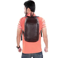 PU Leather Day Pack Backpack for Men  Women-thumb3