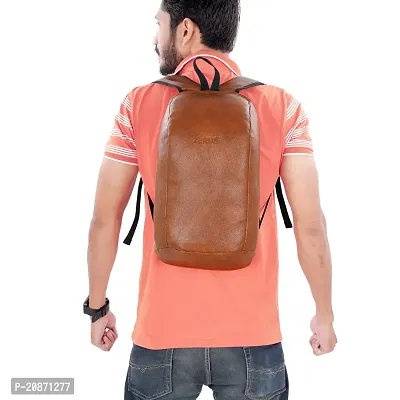 Casual PU Leather Daypack Backpack for Men  Women-thumb5