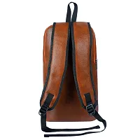 Casual PU Leather Daypack Backpack for Men  Women-thumb2