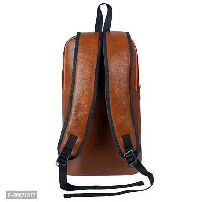 Casual PU Leather Daypack Backpack for Men  Women-thumb3