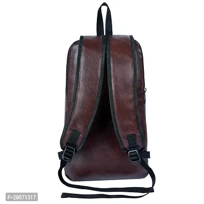 PU Leather Day Pack Backpack for Men  Women-thumb3
