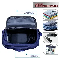 Unisex Travel Luggage Bag - (54 Cm) Expandable Flat Folding Travel Duffel Bag/Duffel Strolley Bag With 2 Smooth Spinner Wheels-thumb4