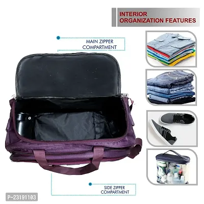 45 L Strolley Duffel Bag Luggage Bag Travel Bag Travel Duffel Bag with two wheels Bag For Men  Women-thumb5