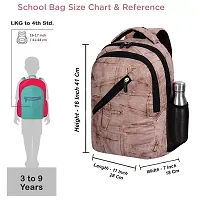 School Bag for Girls 17-inch Backpack for Women 3 Compartments Water Resistant Stylish and Trendy School College Backpacks for Boys Girl Kids-thumb1