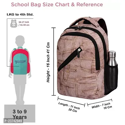 School Bag for Girls 17-inch Backpack for Women 3 Compartments Water Resistant Stylish and Trendy School College Backpacks for Boys Girl Kids-thumb2