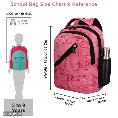 School Bag for Girls 17-inch Backpack for Women 3 Compartments Water Resistant Stylish and Trendy School College Backpacks for Boys Girl Kids-thumb5
