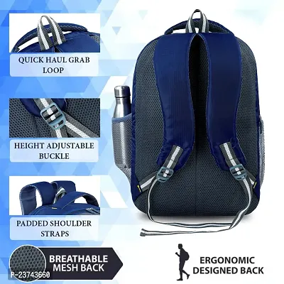 38L Unisex Spacious School Bag Laptop Backpack College Bag Office Backpack Travel Backpack Bags for Men Women Boys  Girls-thumb2