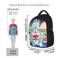 Lates Doraemon 7D Printed School Bag Black For Kids Backpacks For Boys  Girls-thumb1