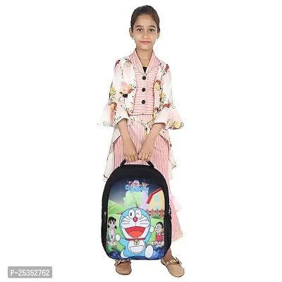 Lates Doraemon 7D Printed School Bag Black For Kids Backpacks For Boys  Girls-thumb5