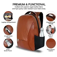 Casual Waterproof 28 L Tan Colour Laptop Backpack Office Bag School Bag College Bag Business Bag Travel Bagpack Compatible with 15.6-inch Laptop Bag For Men Women Boys  Girls-thumb4