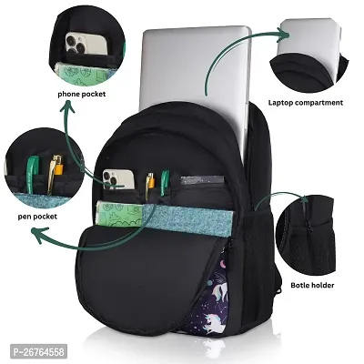 Attractive 35L Purple Casual Waterproof Unicorn School Bag For Women Kids Bags  Backpacks For Girls  Travel Bagpacks For Ladies-thumb2