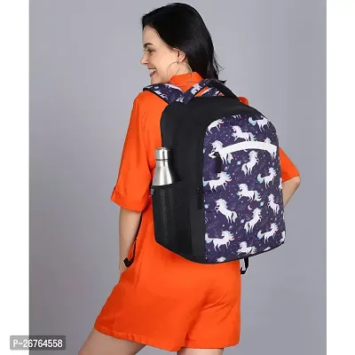 Attractive 35L Purple Casual Waterproof Unicorn School Bag For Women Kids Bags  Backpacks For Girls  Travel Bagpacks For Ladies-thumb4
