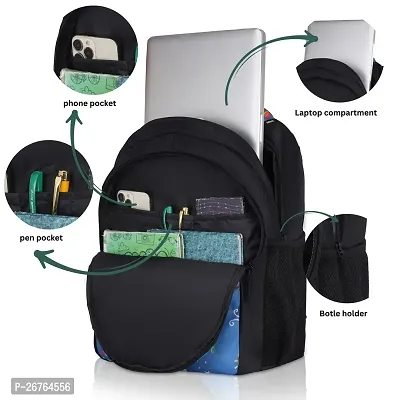 Fancy Multicolour Doremon School Bag For Kids Lightweight Travel Bagpack For Girls Bag Unisex College Bag  Daypack For Womans-thumb2