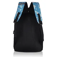 Latest Flower Print Blue Backpack For Women School Bage Laptop Backpacks For Girls Teens  Students Bags-thumb4