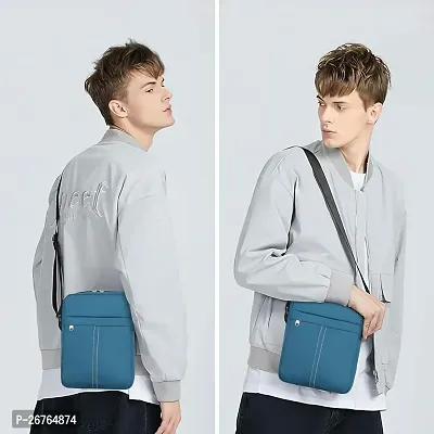 Nylon Sling Bag Cross Body Bag For Travel Office Business Messenger one Side Shoulder Bag for Men and Women-thumb5