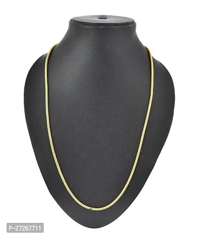 Stylish Golden Alloy Chain For Men And Women-thumb2