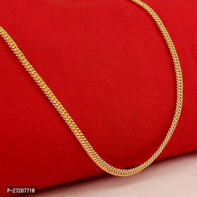 Stylish Golden Alloy Chain For Men And Women-thumb3
