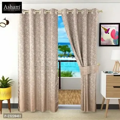 Eyelet Printed Polyester Marble Texture Designer Curtain