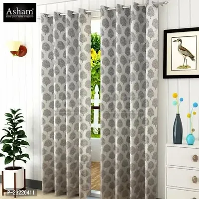 Asham Printed Polyester Armani Designer Curtain